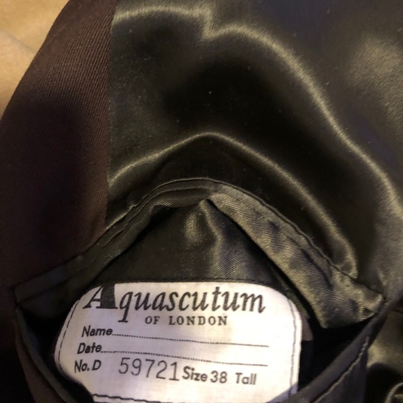 Men’s Aquascutum Overcoat, Size 38 Tall - Picture 5 of 6